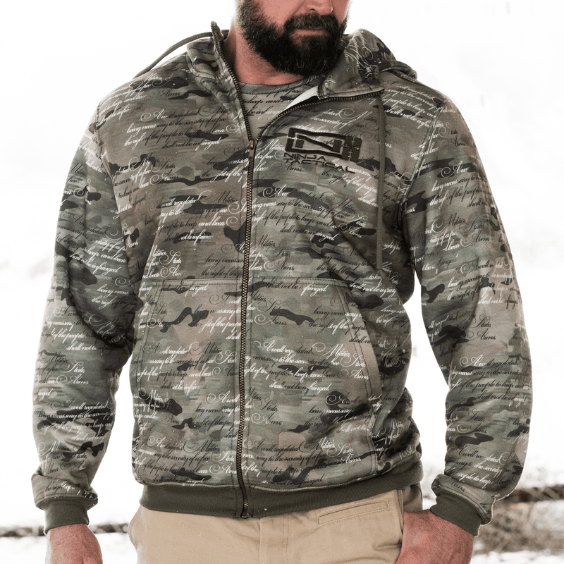 2nd Amendment Camo Hoodie 1.0 Ninja Brand Inc