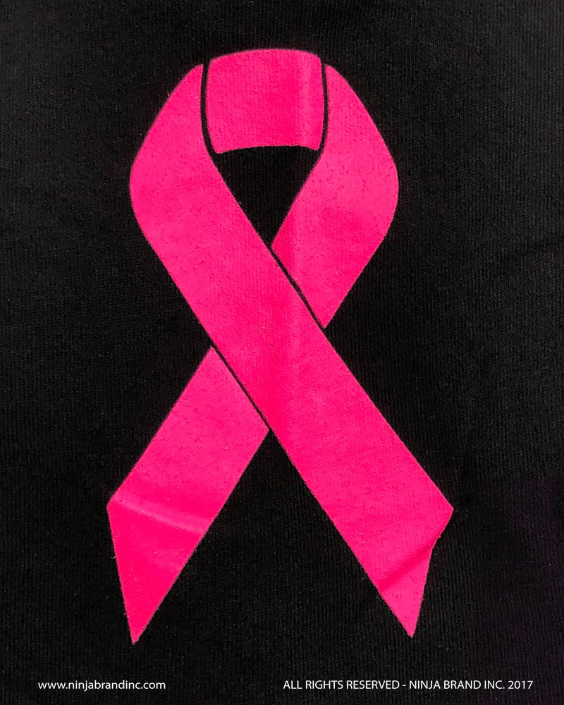 Ninja Cancer Awareness T-shirt Ninja for a cure Ribbon