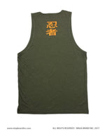 Ninja Brand Ninja Status Tank ODG Blaze Orange Back