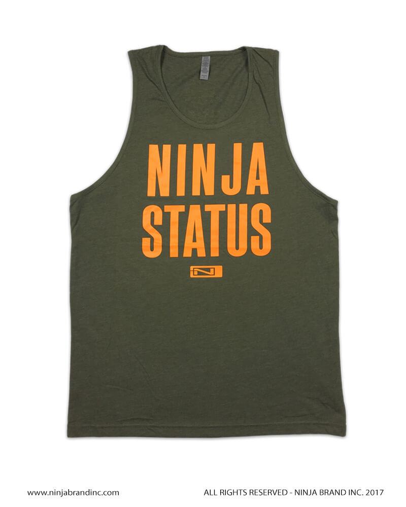 Ninja Brand Ninja Status Tank ODG Blaze Orange Front