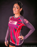Rashguard - Women's Magenta Carbon Fiber