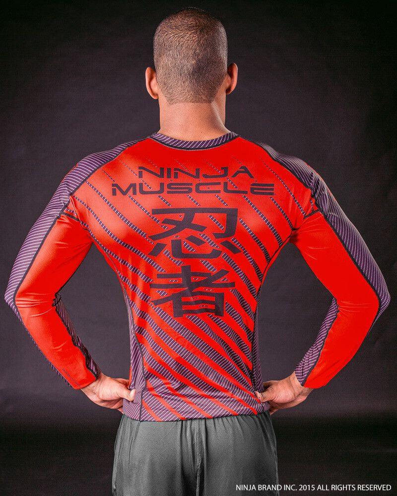 Rashguard - Ninja Logo Ninja Carbon Fiber (Unisex) – Ninja Brand Inc
