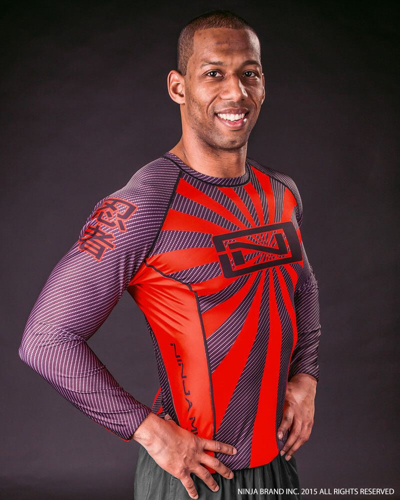 Rashguard - Ninja Logo Ninja Carbon Fiber (Unisex)