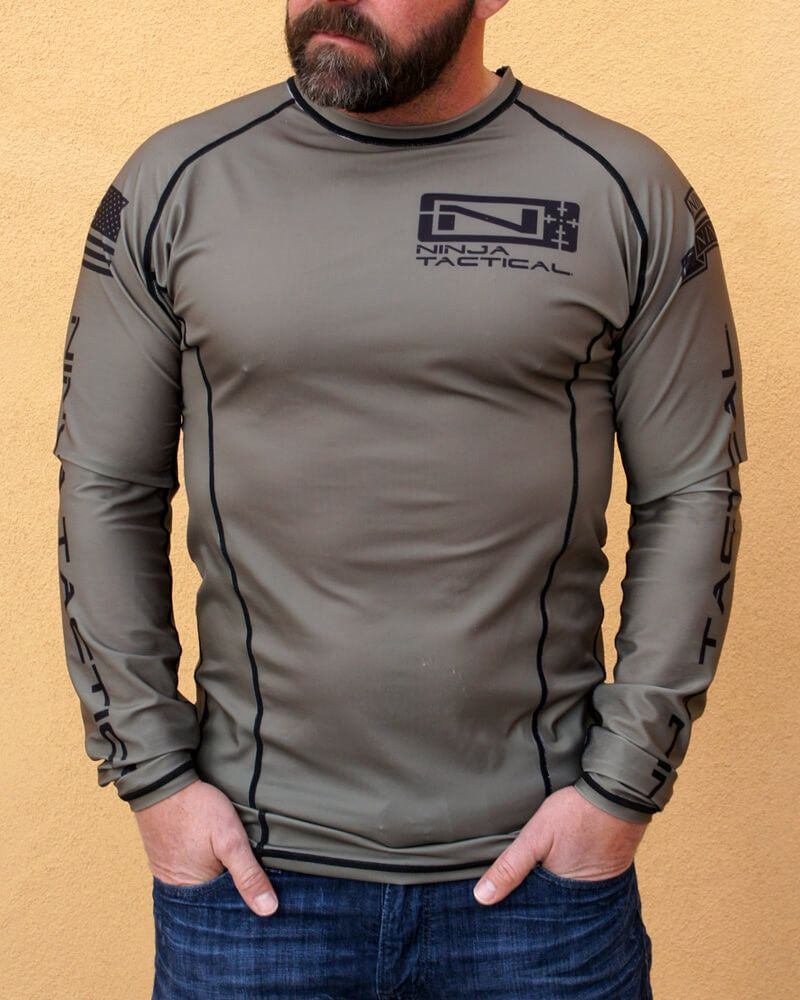 Rashguard - N-Tac - OD Green (Unisex) – Ninja Brand Inc