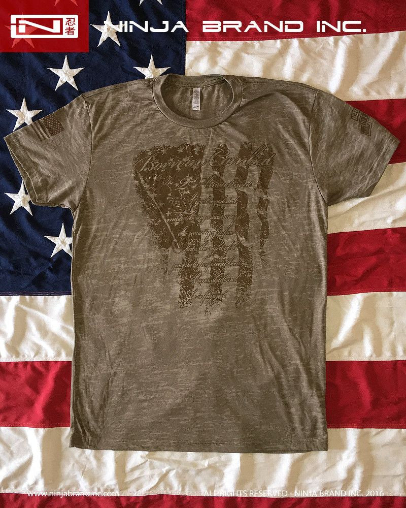 Men's 2nd Amendment - Born in Combat T-Shirt