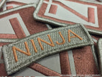Ninja Tab Patch - Mission Flown - ODG - Velcro backing - Patches View 1