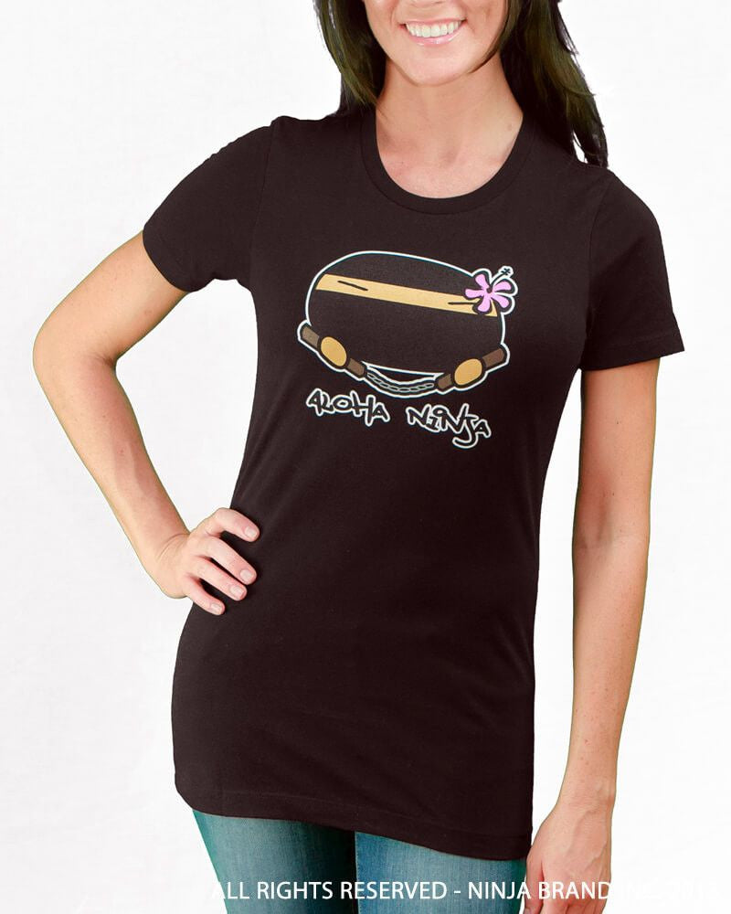 Women's T-Shirt Aloha Ninja Black