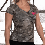 2nd Amendment Camo Women's V-Neck